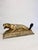 Vintage Gilt Tiger Desk Sculpture and Pen Holder For Sale - Image 10 of 12