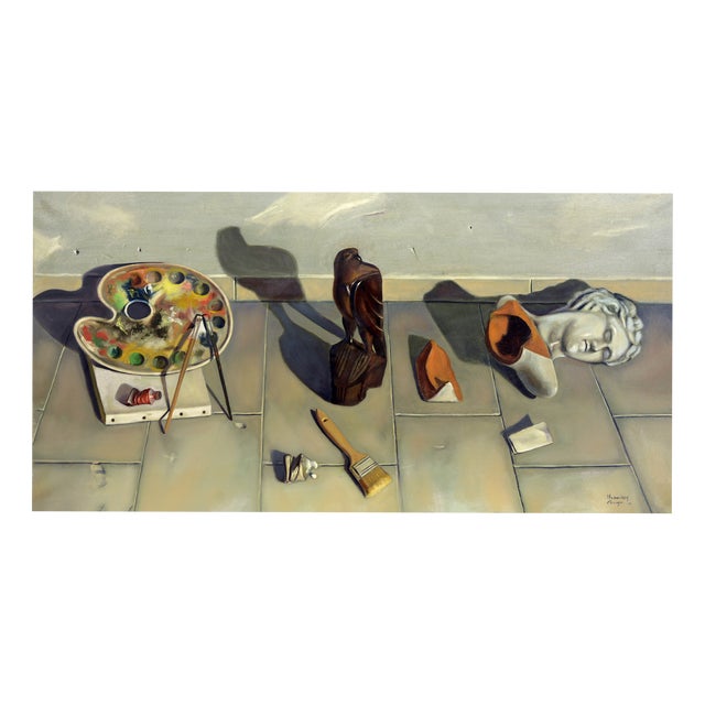 Maximilian Ciccone, Composition, 2000s, Oil on Canvas For Sale
