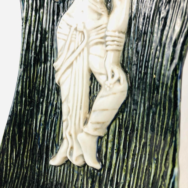 Mid-Century Modern Mid Century Girolamo Luxardo Italian Wine Double Position Bottle W Thai Goddess For Sale - Image 3 of 9