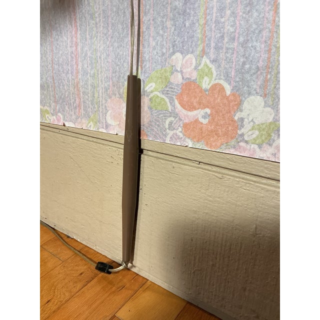 Brass Telescopic Arm Wall Lamp With Brass Metal Shade Attributed to Gunnel Nyman, MCM 1950s For Sale - Image 8 of 12