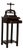 19th Century France Brown Wood Console Table For Sale