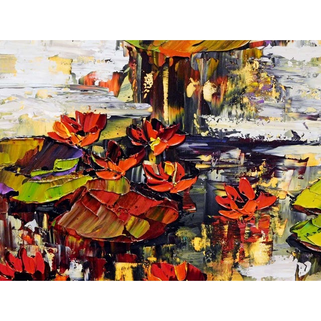 Maya Eventov Untitled Oil Canvas W/Custom Frame Me082211-04 For Sale In Denver - Image 6 of 8