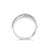Early 21st Century 10K White Gold 3/4 Cttw Princess Natural Diamond Split Shank and Weave Band Ring (H-I Color, SI1-SI2 Clarity) - Ring Size 6 For Sale - Image 5 of 7