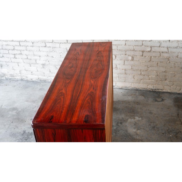 1970s Danish Modern Rasmus Rosewood Credenza For Sale - Image 13 of 16