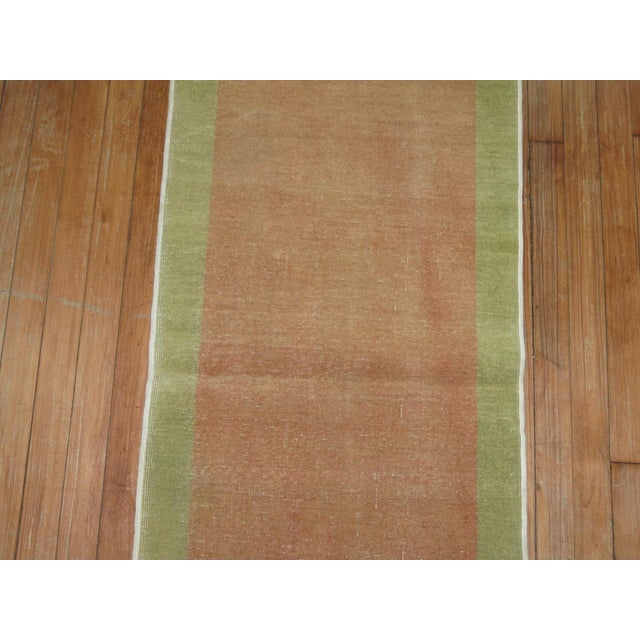 Mid 20th Century Mid 20th Century Anatolian Minimalist Runner rug no.30770 For Sale - Image 5 of 9