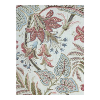 Colefax & Fowler "Paisley Leaf” Printed Fabric– 7 Yards For Sale