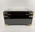 Large Vintage Chinese Black Lacquer Jewelry Box With Ornate Brass "Fu" Detail For Sale - Image 10 of 11