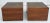 Vintage Baughman-Style Wood Side Tables With Metallic Top For Sale In Los Angeles - Image 6 of 13