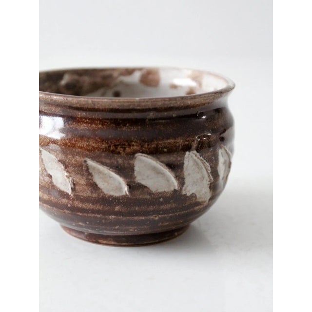 Vintage Studio Pottery Bowl For Sale - Image 9 of 9