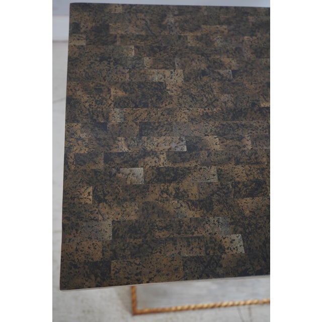 Maitland Smith Regency Style Dolphin Base Console Table For Sale - Image 11 of 12