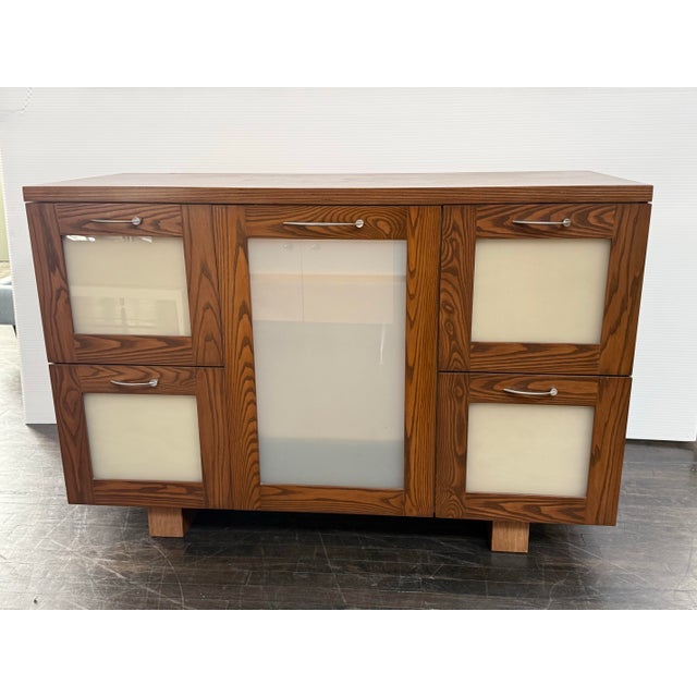 Design Plus Gallery presents a Custom Designed Filing Cabinet/Sideboard. The cabinet is made with two pure materials of...