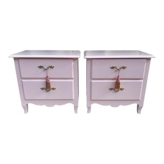 Mid 20th Century Vintage “Impressions” by Thomasville Nightstands - a Pair For Sale
