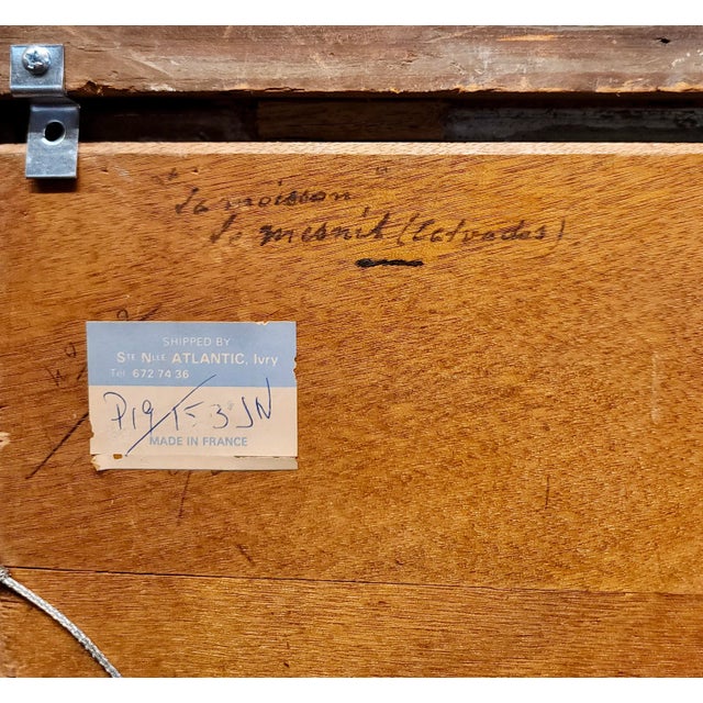 Andre Fremond - Farmland Landscape During Harvest- C.1920 Oil Painting For Sale - Image 10 of 12