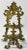 Substantial Antique Brass Victorian Style Table Easel For Sale In Kansas City - Image 6 of 9