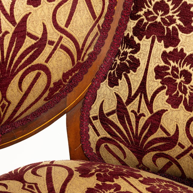 Wood 19th Century France Red Wood Dining Chair For Sale - Image 7 of 10