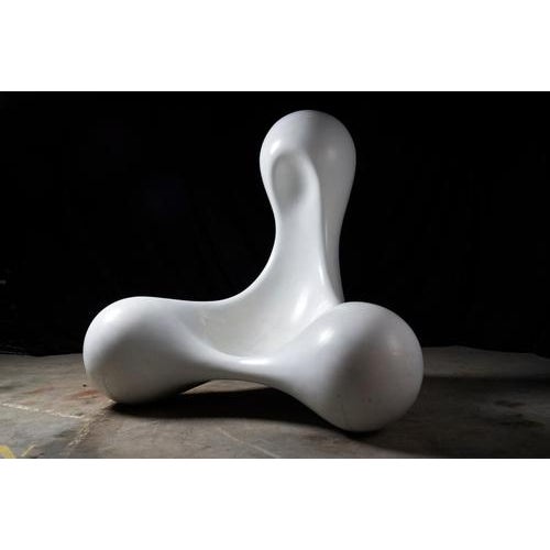 Kortekaas Chair in White Fiberglass, 1970 For Sale - Image 14 of 15