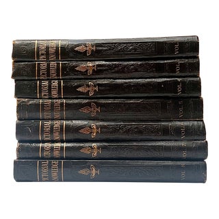 Set of 7 Vintage Pictorial Knowledge Books Published in 1934 For Sale