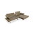 Wood Koinor Marylin Corner Sofa in Leather For Sale - Image 7 of 14