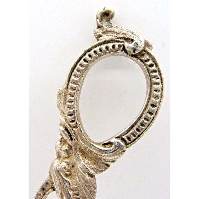 Mid 19th Century Antique Hampton Utilities (Birmingham) Ltd Grapevine Pattern Scissors For Sale - Image 5 of 8