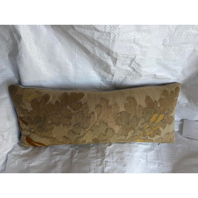16th Century 16th Century Antique Brussels Botanical Tapestry Pillow For Sale - Image 5 of 7