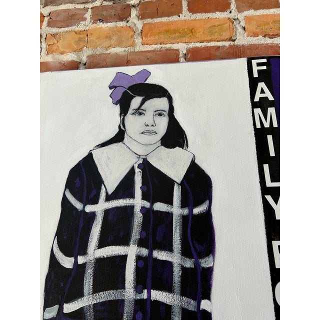 Figurative Family Portrait Original Painting by Marie Straw (1894-1996) For Sale - Image 3 of 6