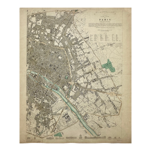 Paris, Eastern Division, Original Map, Circa 1834