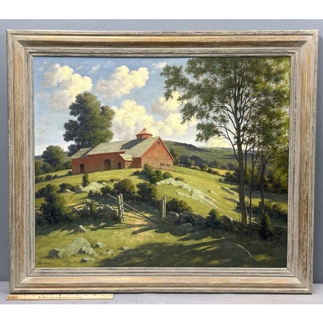 Bertram George Bruestle (1906 - 1968): An American born artist who spent the summer months outdoors in Connecticut and the...