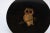 1960s Mid-Century Couroc Black Resin Inlaid "Owl" Plate For Sale - Image 5 of 9