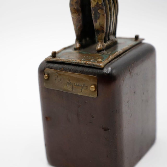 Pal Kepenyes 1970s Original Pal Kepenyes Sculpture Signed For Sale - Image 4 of 5