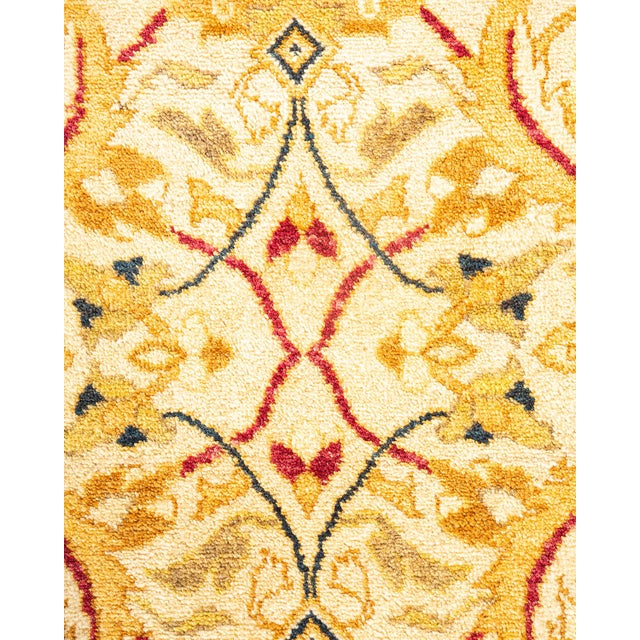 Traditional Mogul, One-of-a-Kind Hand-Knotted Area Rug - Ivory, 6' 0" x 9' 2" For Sale - Image 3 of 8
