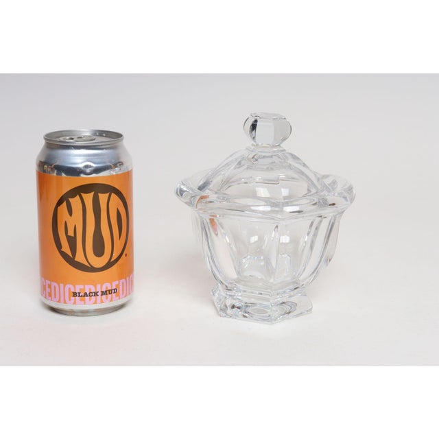 Transparent Vintage Baccarat Harcourt Missouri Crystal Lidded Sugar Bowl For Sale - Image 8 of 13