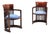 Barrel Chairs by Frank Lloyd Wright, Set of 2 For Sale