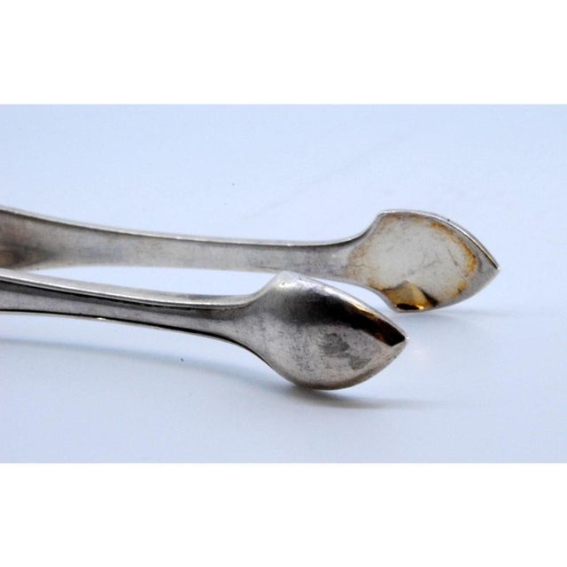 Silver Sugar Tongs with Trims For Sale - Image 6 of 10