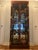 Henredon Scene 1 curio cabinet with 4 adjustable glass shelves. Some shelves have decorative etching. 3 sides of glass....