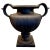 19th Century Neoclassical Italian Black-Ground Terracotta Vase, 1860s For Sale - Image 13 of 13