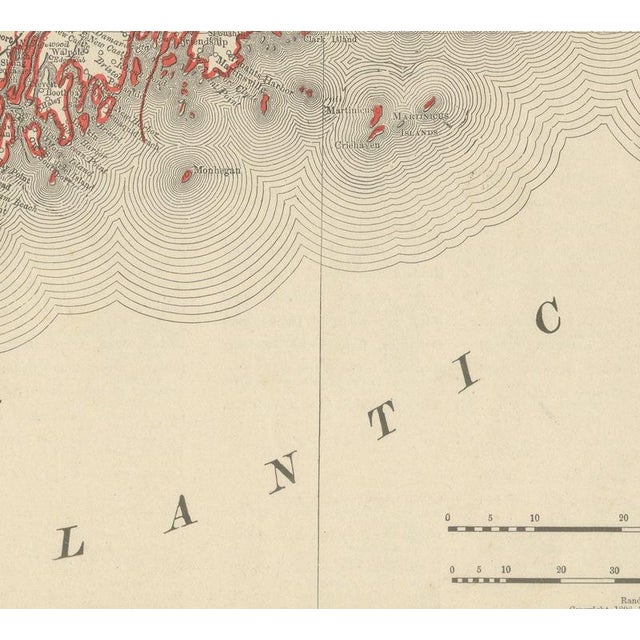Antique Map of Maine, The Pine Tree State from Rand McNally, 1899 For Sale - Image 4 of 11