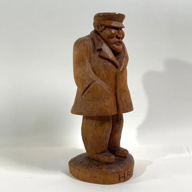 Carving of Sea Captain "Hall" For Sale - Image 4 of 8
