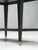 Vintage French Ebonized Side or End Table With Brass Trim For Sale - Image 11 of 12