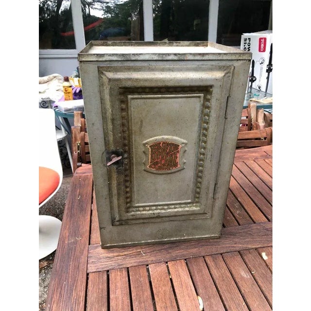 1930s 1930s Country Tin Bread & Cake Cabinet For Sale - Image 5 of 12