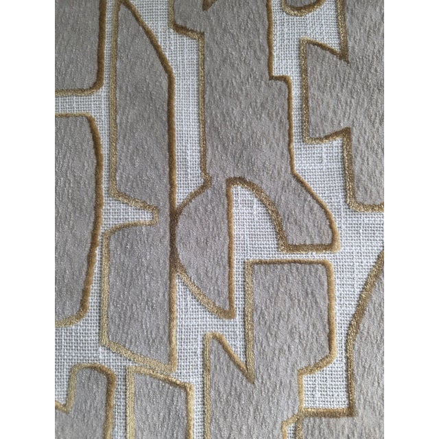 Abstract Etoffe Designer Pillows For Sale - Image 3 of 3