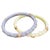Miriam Salat Flower Pattern Art Nou Bird Bangles In Resin & 18 K Gold, Silver For Sale - Image 15 of 18