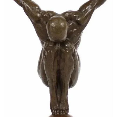 Vintage Dancer Sculpture For Sale - Image 4 of 6