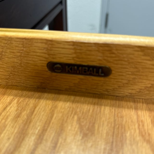 Kimball International Wood Desk + Drawer Chairish