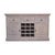 Modern Distressed Wood Wine Storage Cabinet For Sale - Image 3 of 8