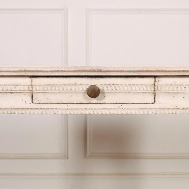 Swedish Painted Side Table For Sale - Image 3 of 10