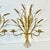 1950s Vintage Italian Hollywood Regency Wheat Sheaf Candle Holder Sconces - A Pair, 2 Arm For Sale - Image 9 of 17