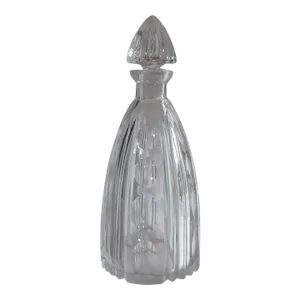 1920s Cut Crystal Decanter With Matching Stopper
