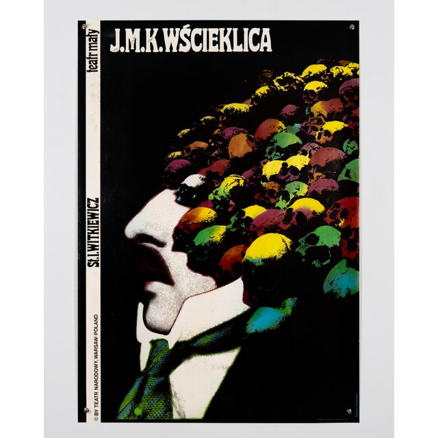 J.M.K. Wscieklica Theater Poster from Roman Cieslewicz, 1985 For Sale - Image 3 of 9