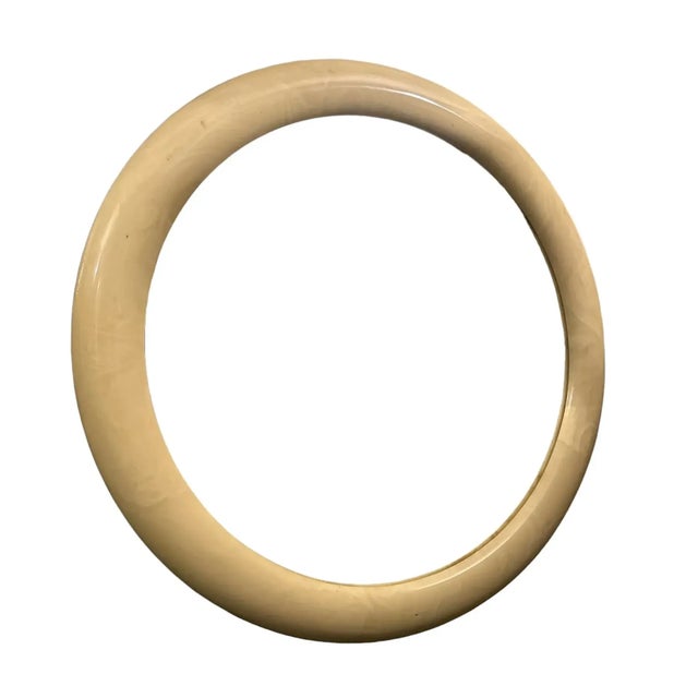 Mid-Century Modern 1970s Onyx Stone Wall Mirror For Sale - Image 3 of 3