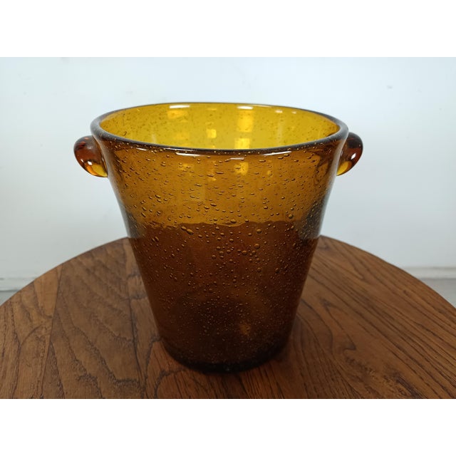Champagne Seal Amber Glass, 1950s For Sale - Image 6 of 13